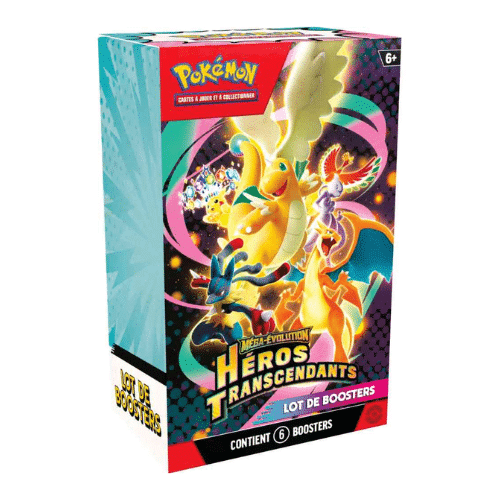 Coffret – Pokémon – Bundle – 6 Boosters – ME2.5 – Héros Transcendants – FR