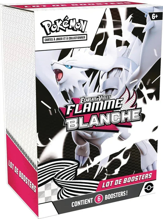 Pokémon – Lot de 6 boosters EV10.5 : Flamme Blanche