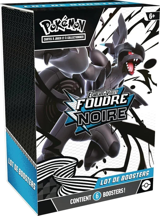 Pokémon – Lot de 6 boosters EV10.5 : Foudre Noire