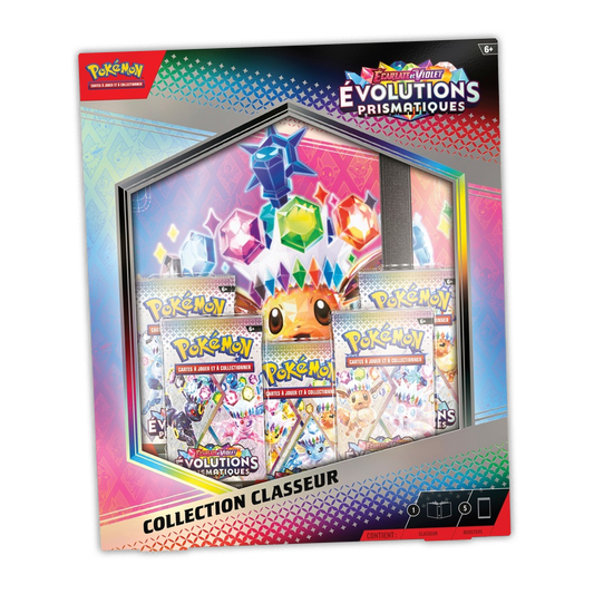 [SCELLE] Coffret Portfolio + 5 Boosters Evolutions Prismatiques [FR]