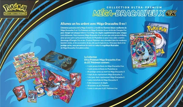 Pokémon - Coffret Collection Ultra Premium ME02 : Méga-Dracaufeu X ex